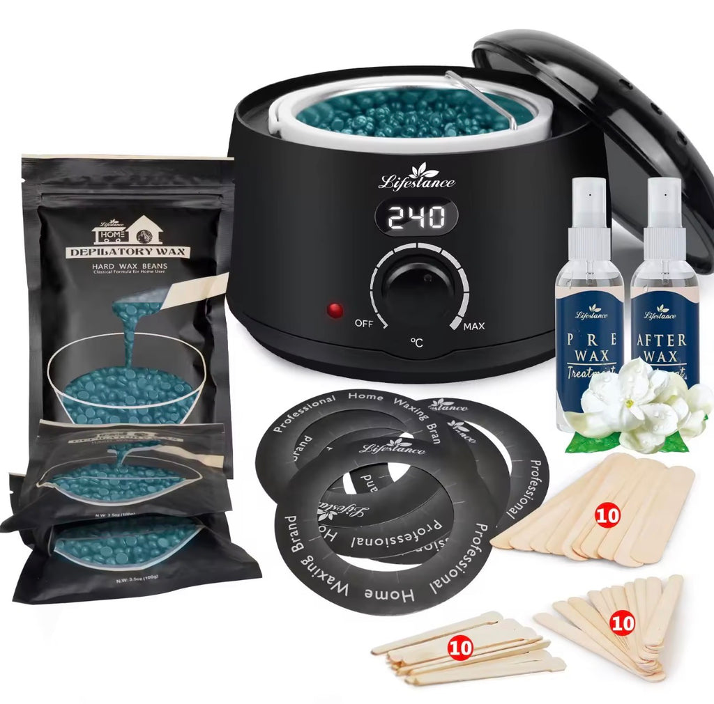LifeStance Hair Removal Wax Heater Set
